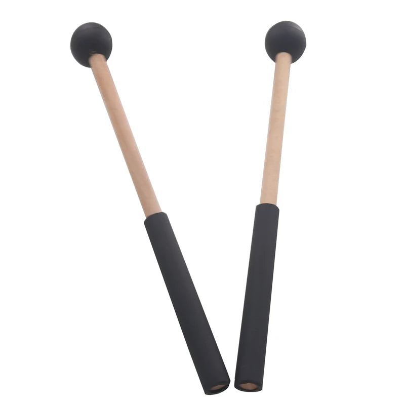 1 Pair Tongue Drum Mallets Soft Rubber Head Drum Mallets Sticks for Drums Tongue Drums and Keyboard Percussion