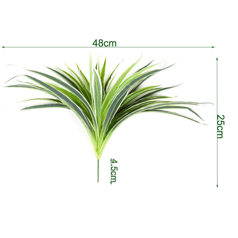 Chlorophytum plant wall flower arrangement