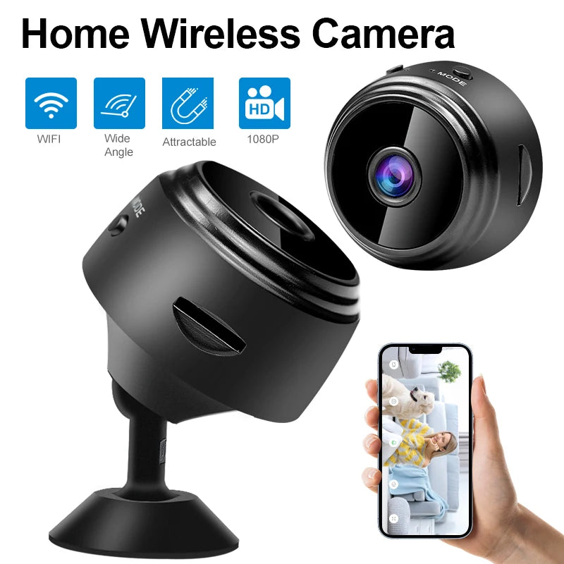 Baby Monitor WiFi Mini Camera Kick Quilt Reminder 1080P HD Security Safety protection Surveillance Night Vision Camera IP Camera