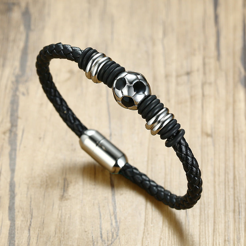 Bracelet Titanium Steel Football Accessories