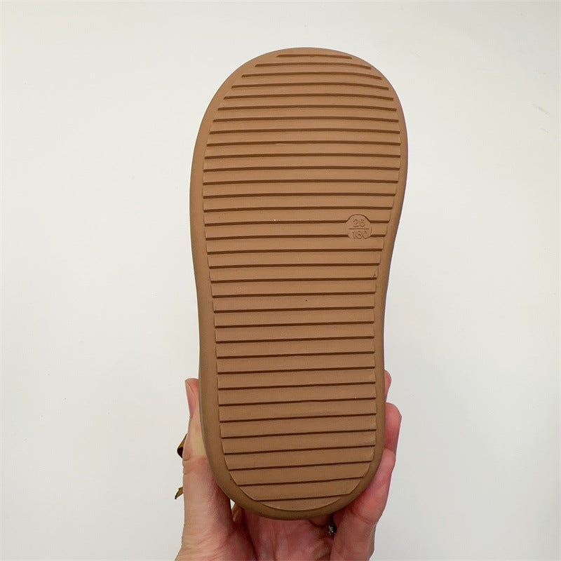 Children's Fur Integrated Cotton Boots