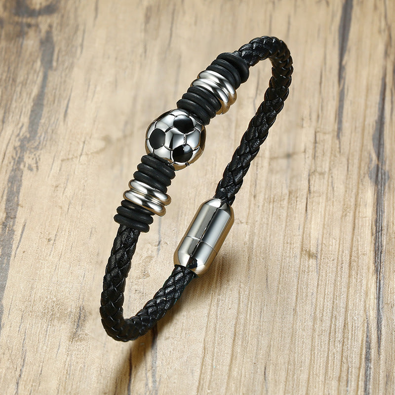 Bracelet Titanium Steel Football Accessories