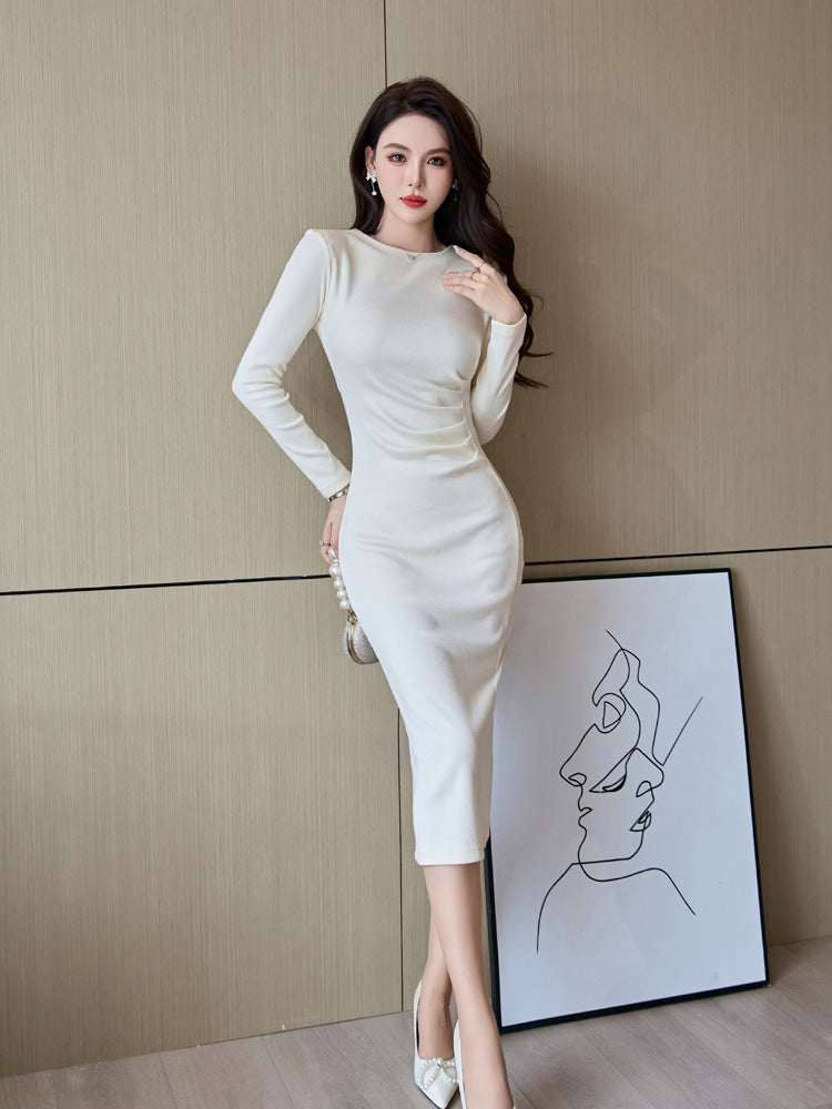 Fashion Cashmere Knitted Dress Women