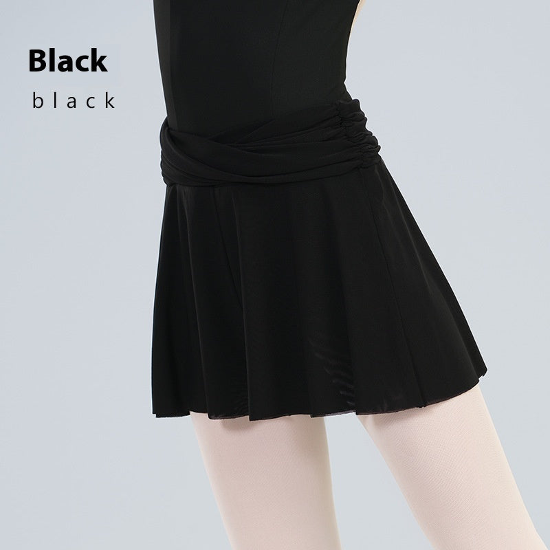 Classical Dance Practice Pants Soft Mesh Waist Head Short Pantskirt