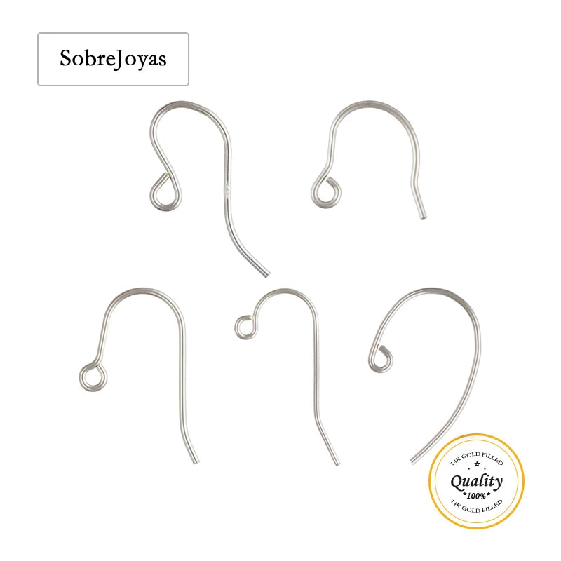 925 Sterling Silver Sparkle Ear Wire French Ear Wire Loop Ear Components Wholesale Jewelry Findings