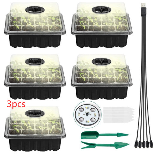 12 Well Seedling Pot With Lamp