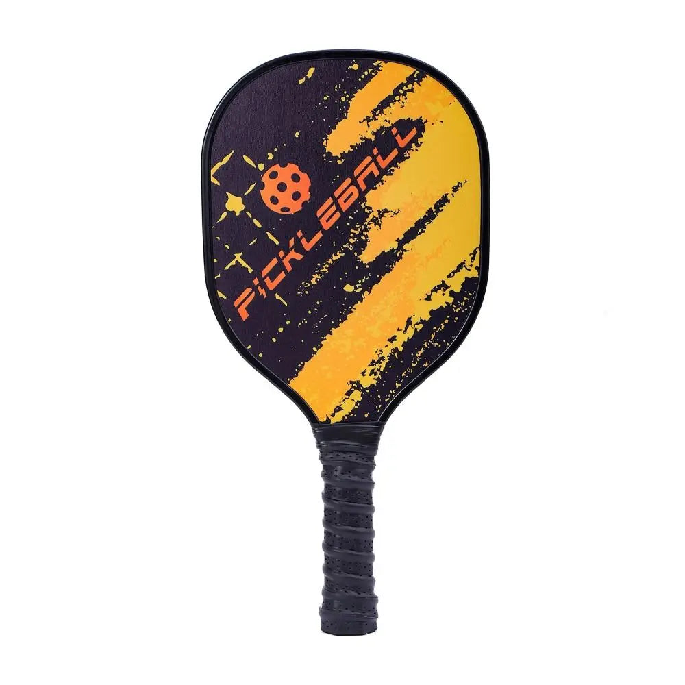 Durable Wooden Pickleball Paddles Non-Slip Colorful Pickle Ball Racket Beginner Single Racket Pickleball Training Equipment Men