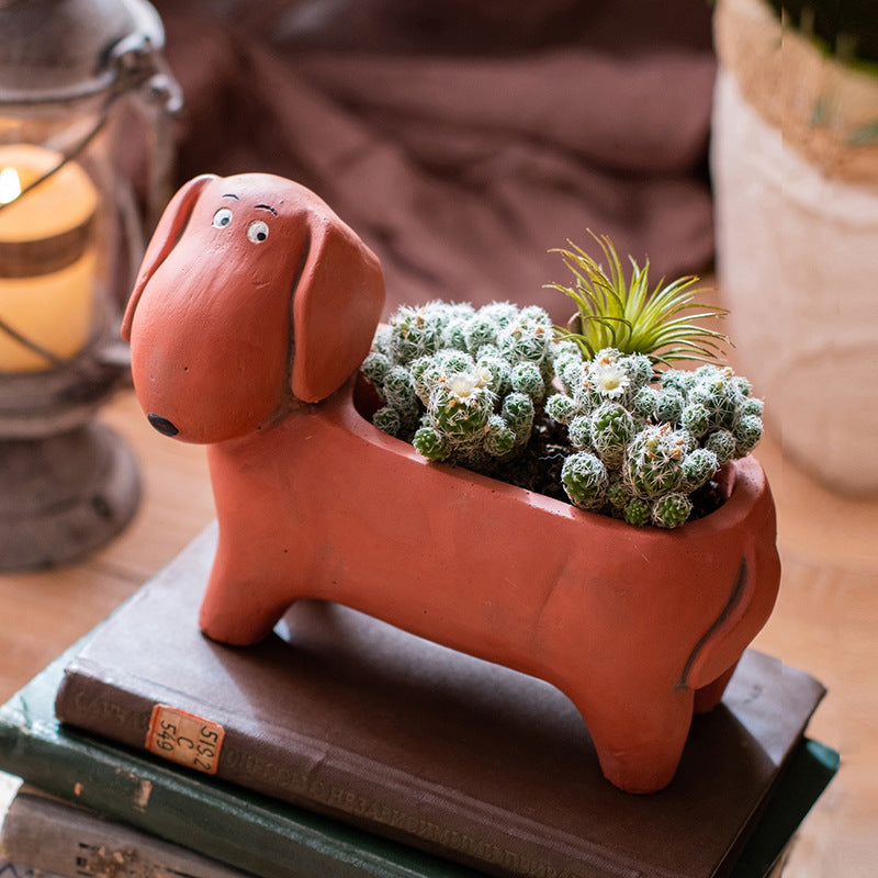 Fashion Personality Cute Pet And Animal Flowerpot