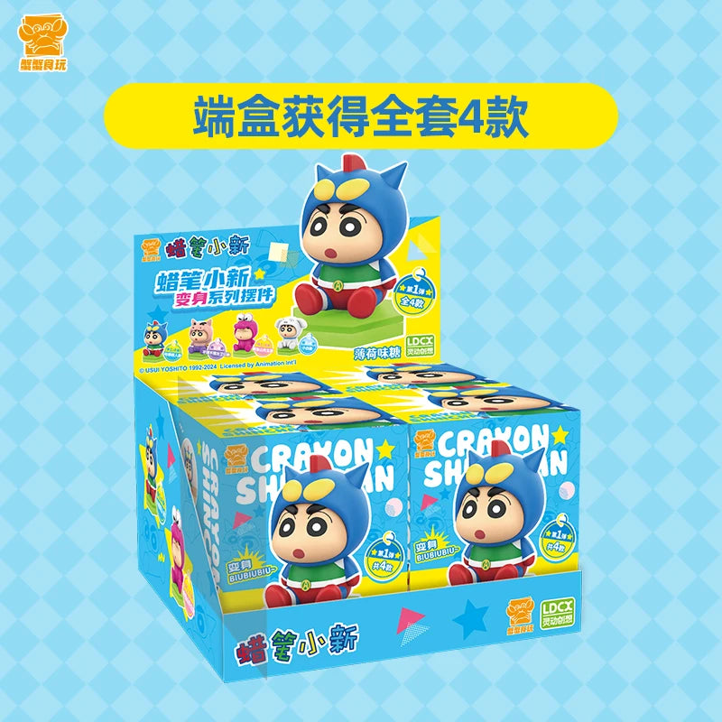 Crayon Shin-Chan Transformation Series Blind Box Ornaments Mystery Boxes Trendy Toys Figurines Model Dolls Surprise Gifts