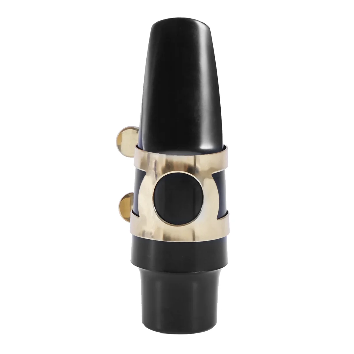 8X Alto Sax Saxophone Mouthpiece Plastic with Cap Metal Buckle Mouthpiece Patches Pads Cushions-ABJQ