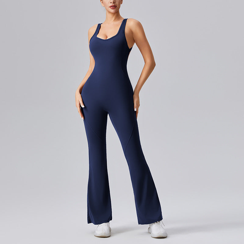 European And American Backless Sleeveless Jumpsuit Women