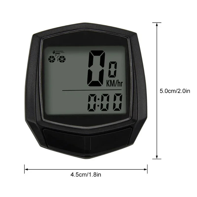 Bicycle Code Meter Easy To Carry Code Meter Speedometer Chinese and English Cable Code Plastic Meter Speedometer