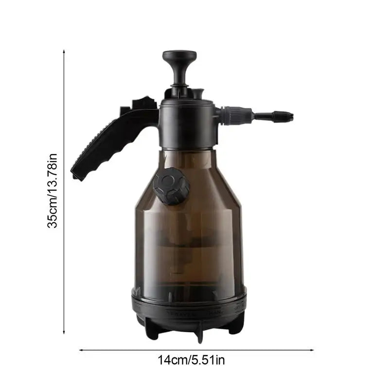 Car Wash Foam Sprayer Handheld Watering Can Pressure Sprayer Bottle With Three Nozzles 2L Bottles Car Soap Sprayer Foam Sprayer