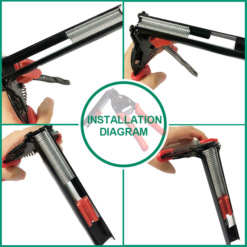 Boutique Chicken Cage Tie-in Pliers M-type Nail Pigeon Cage Wall Group Cage Pliers M-type Snap Pliers Cage Tie Pliers Buckle