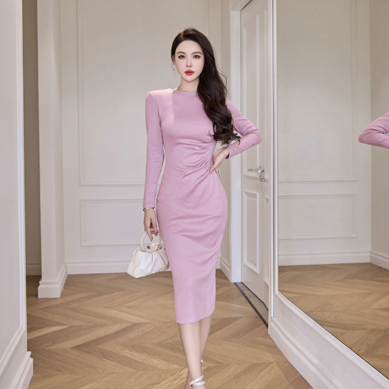 Fashion Cashmere Knitted Dress Women