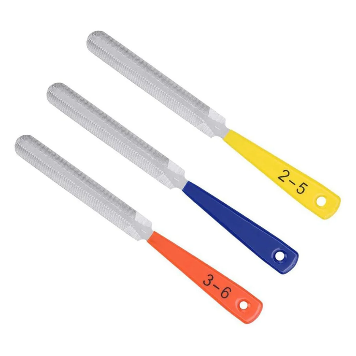 3Pcs Guitar Nut File Set Nail Puller Repair Tool Stainless Steel Guitar Fret File-ABJQ