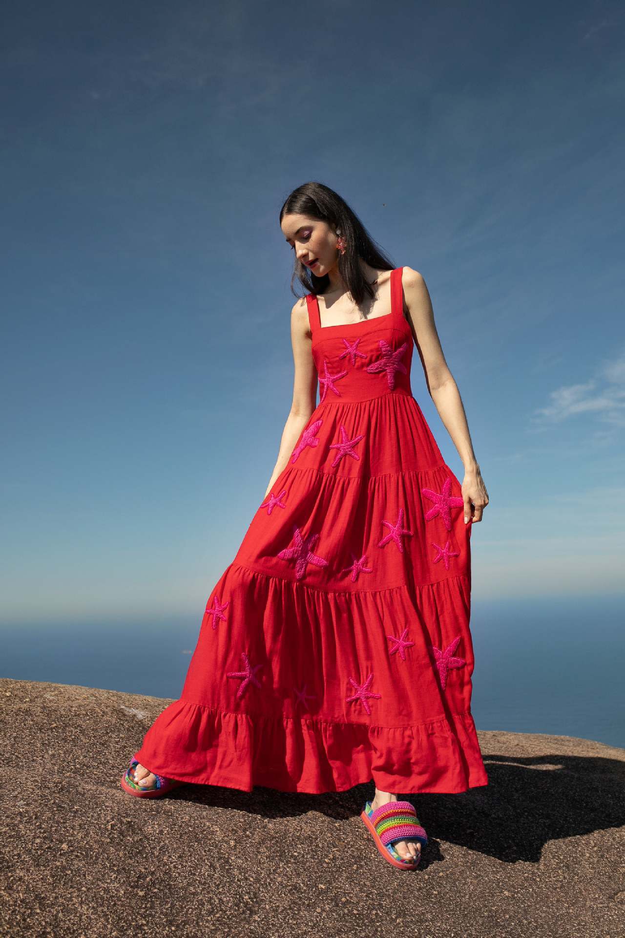 Beach Vacation Long Dress Women