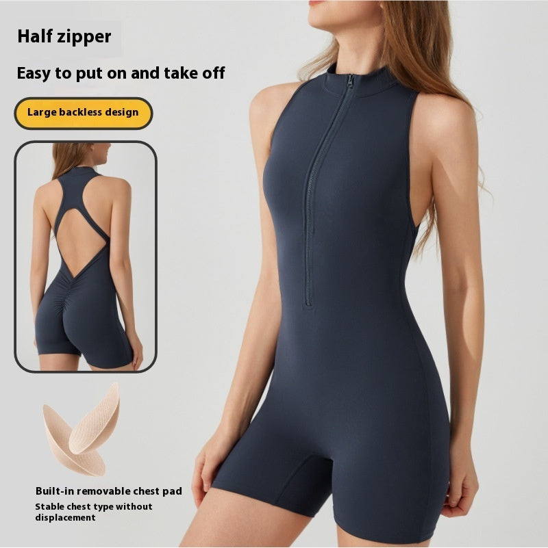 European And American Sports Yoga Hip-lifting Jumpsuit