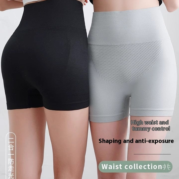 Belly Contracting Safety Pants Thin Anti-exposure Non-curling