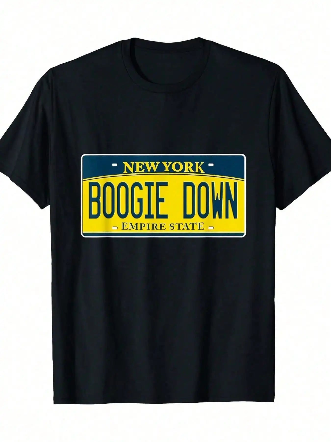 Boogie South Bronx New York NY Old School Hip Hop BDP T-Shirt-100% Cotton-220g