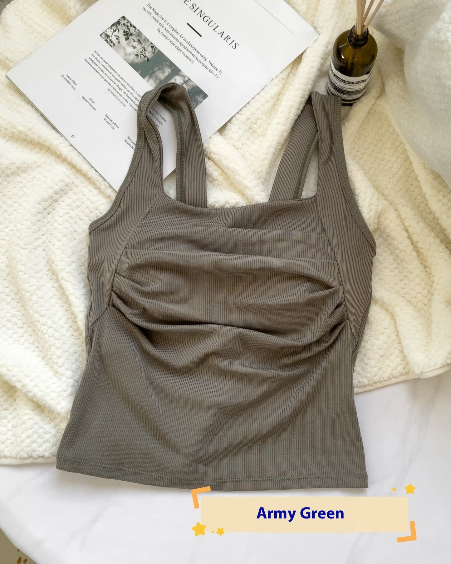 Camisole Women's Inner Strap With Chest Pad