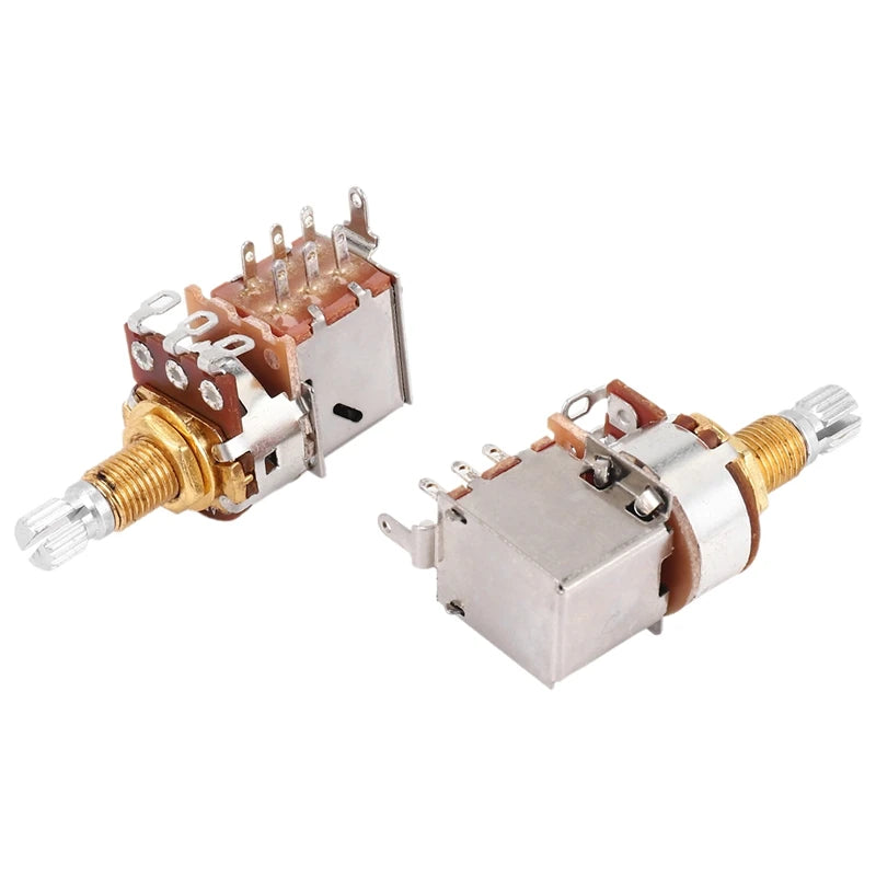 ABXI-3Pcs A500K Potentiometer Push Pull Switch Guitar Control Pot Electric Guitar Tone Volume Parts