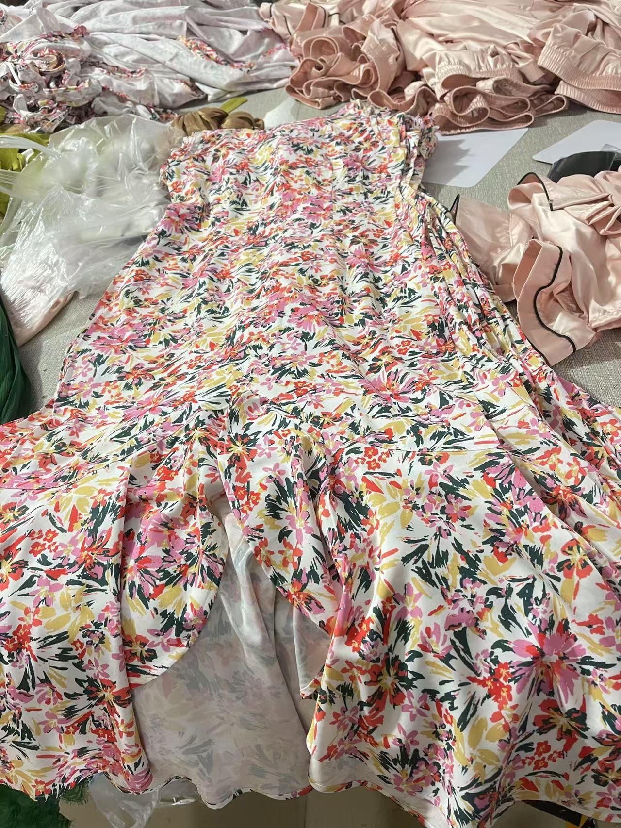 Fashion Printing Sleeveless Elegant Dress Women