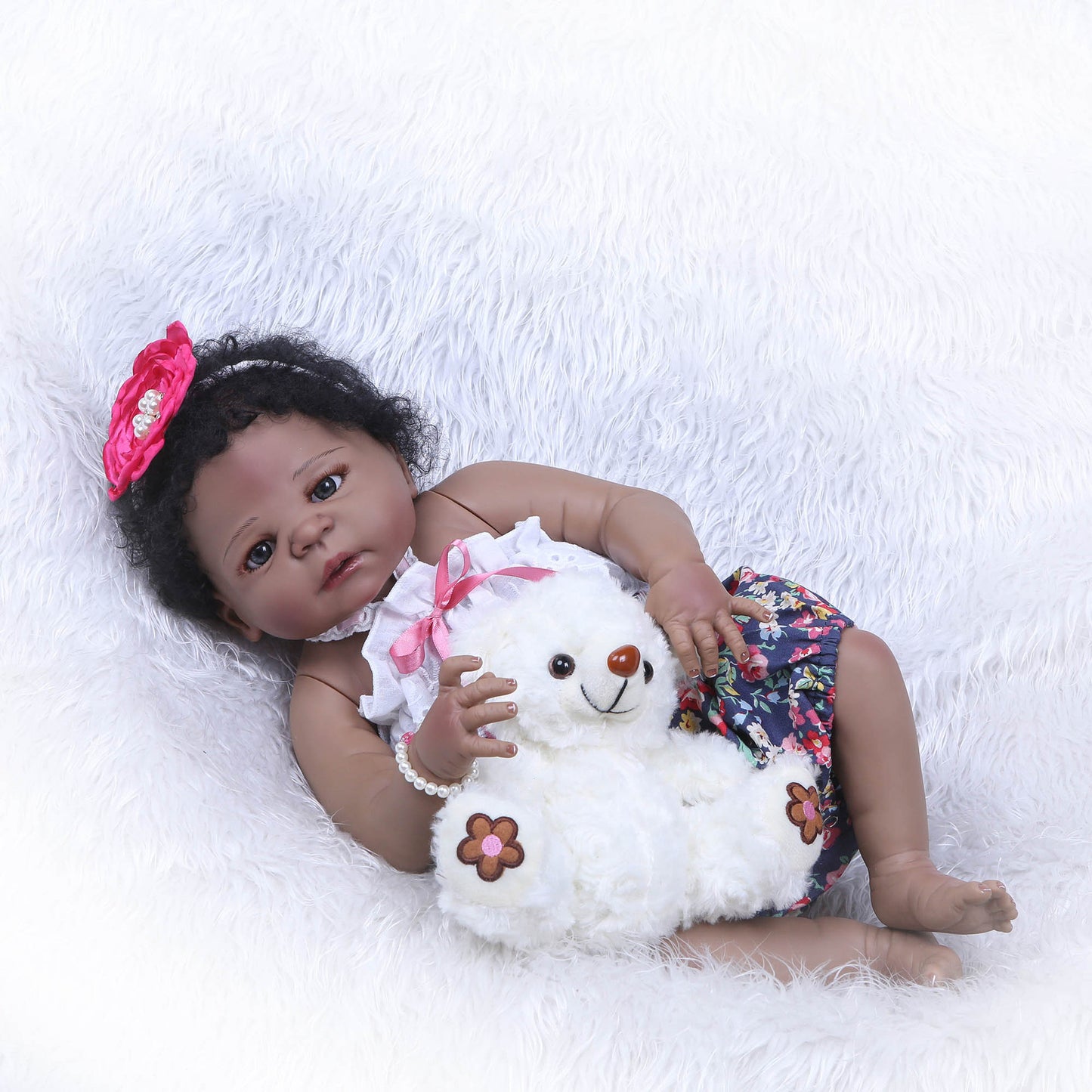 Brunette toy doll