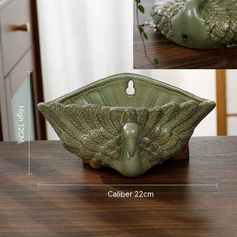 Ceramic Green Plant Flower Pot