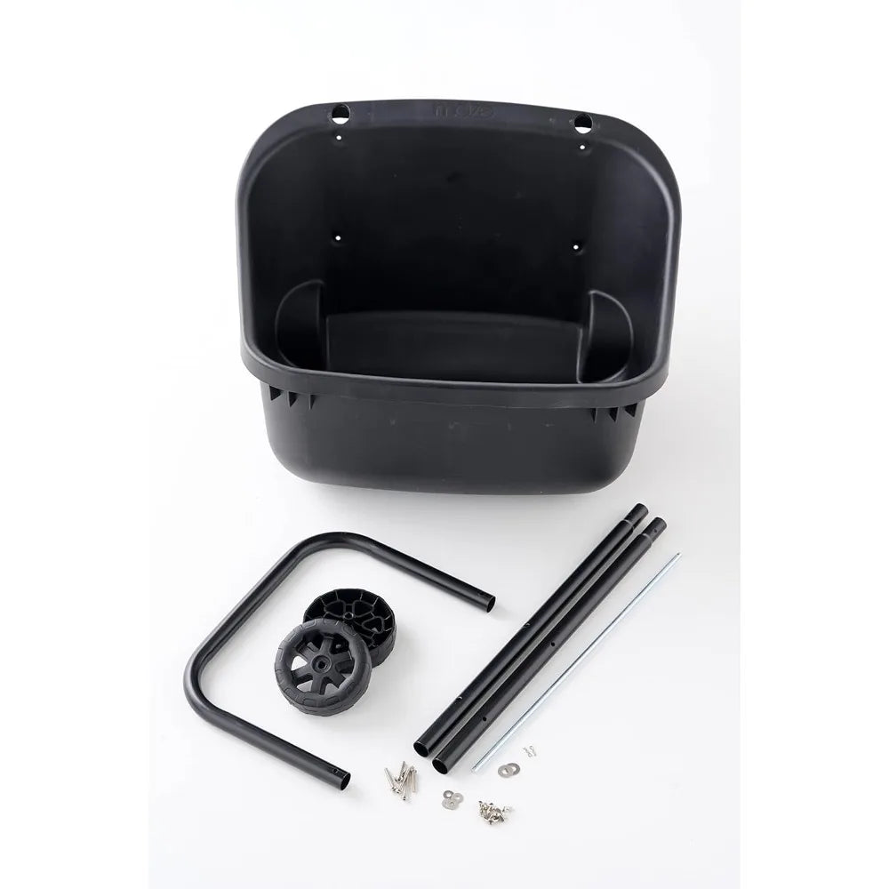 Exclusive Combo - 48 Gallon Compost Tumbler with Compost Cart, 9 Liter Compost bin, 3 Rolls of Corn Bags and Plant Caddy