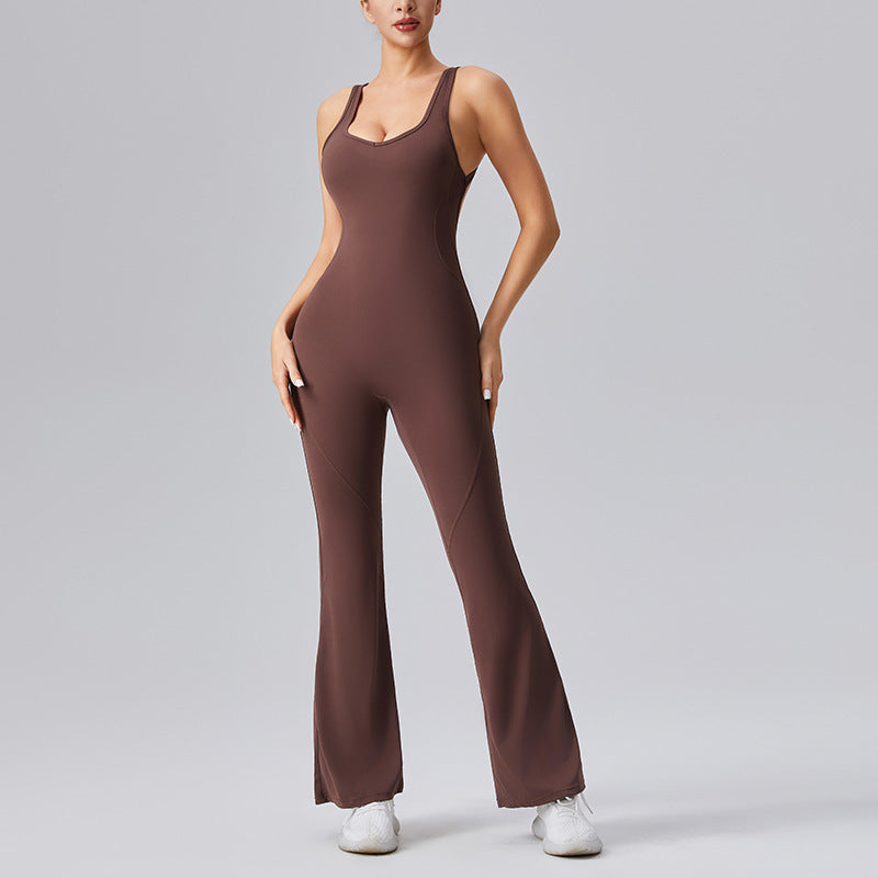 European And American Backless Sleeveless Jumpsuit Women