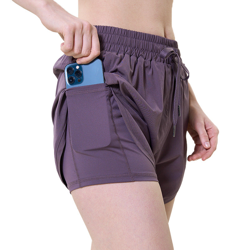 Anti-exposure Fake Two-piece Sports Shorts