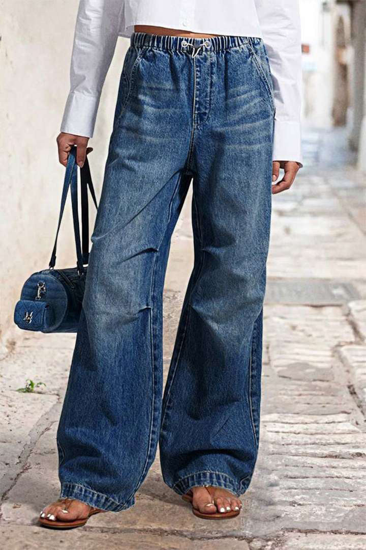 European And American Loose Jeans For Women
