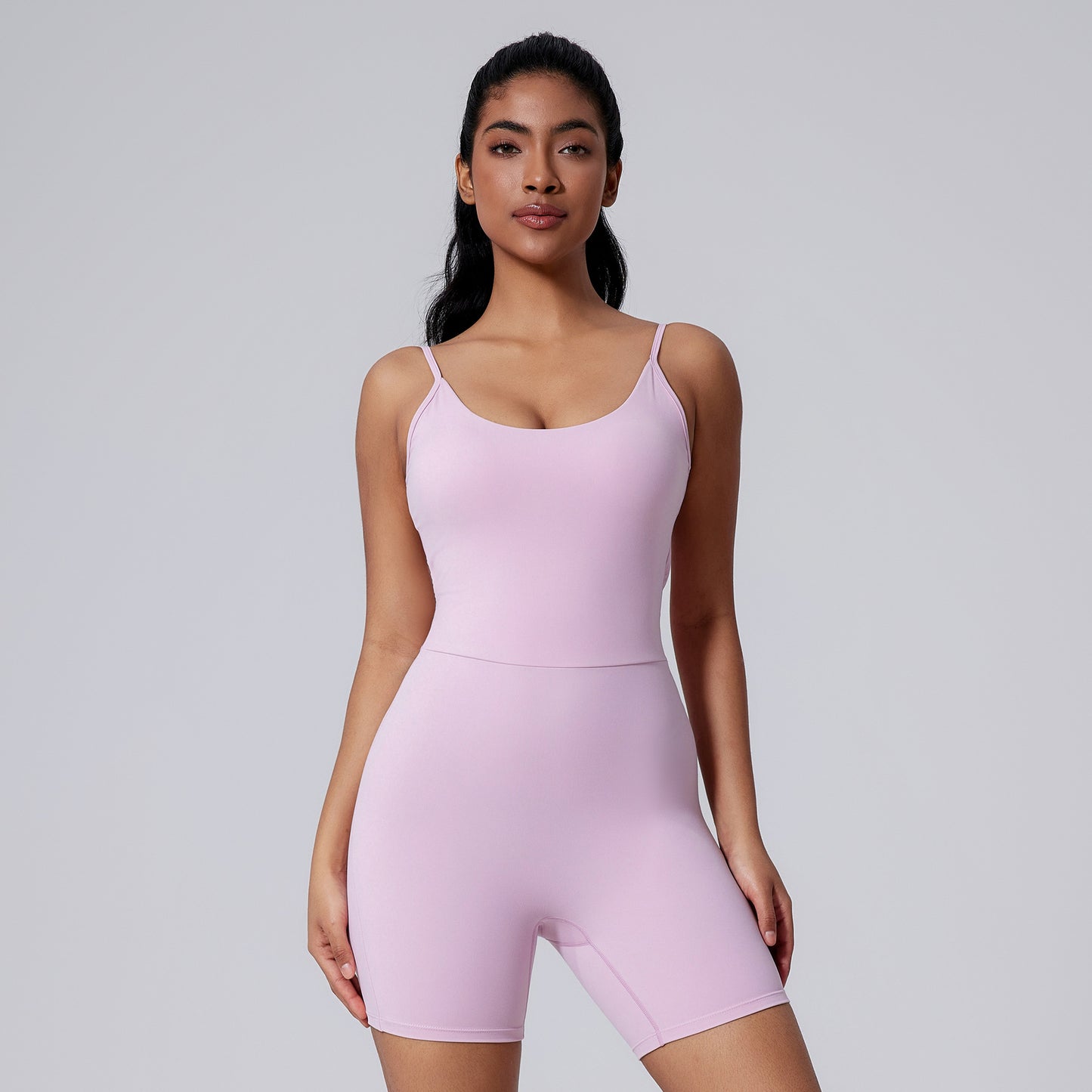 Beauty Back Yoga Jumpsuit Sports Shorts Slim Outdoor