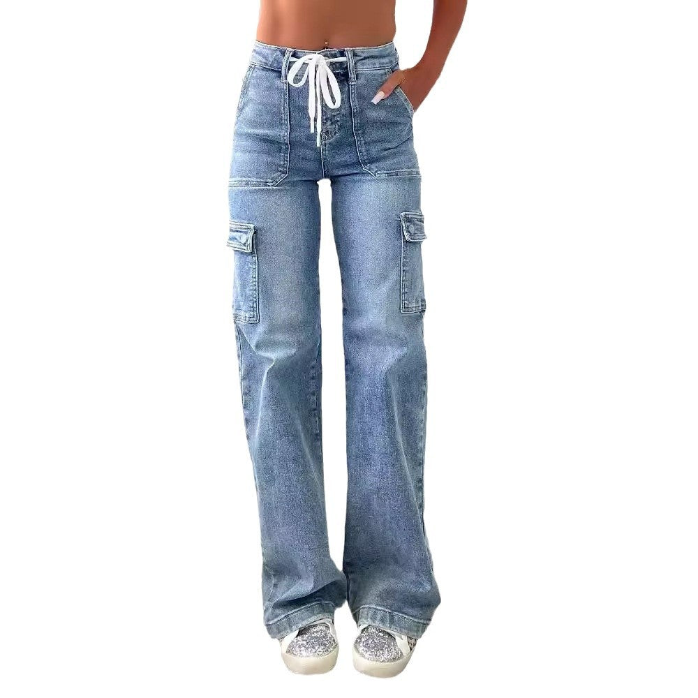 Fashion Casual New Style Straight Jeans For Women