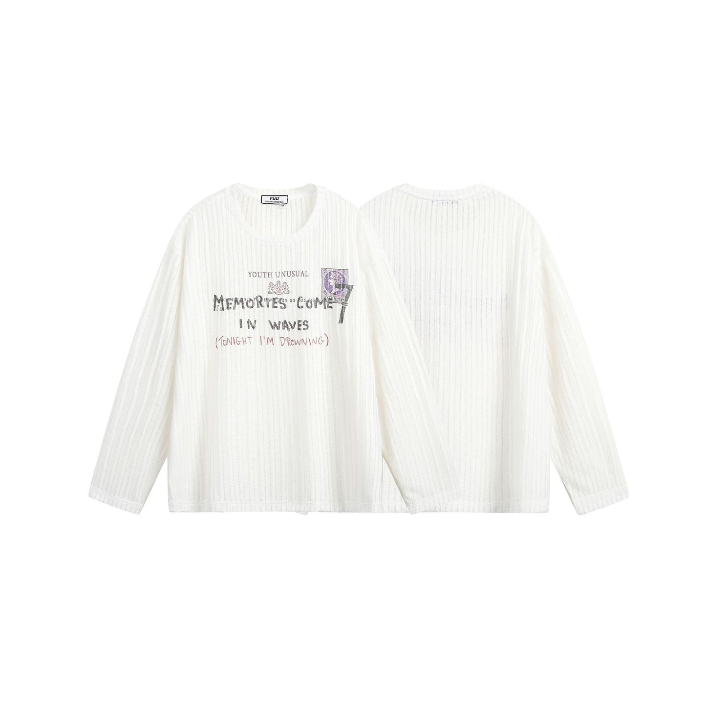 American Retro Loose Mesh T-shirt For Women