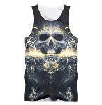 Digital Printing Men's Casual Breathable Short-sleeved Vest