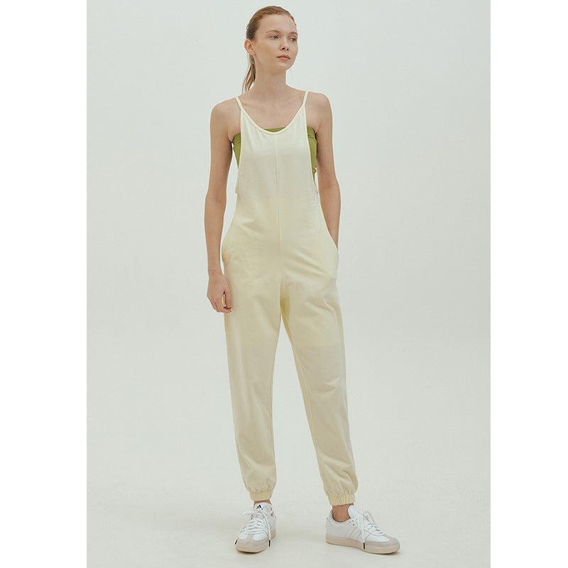 Back Strap Fashion One-piece Yoga Pants