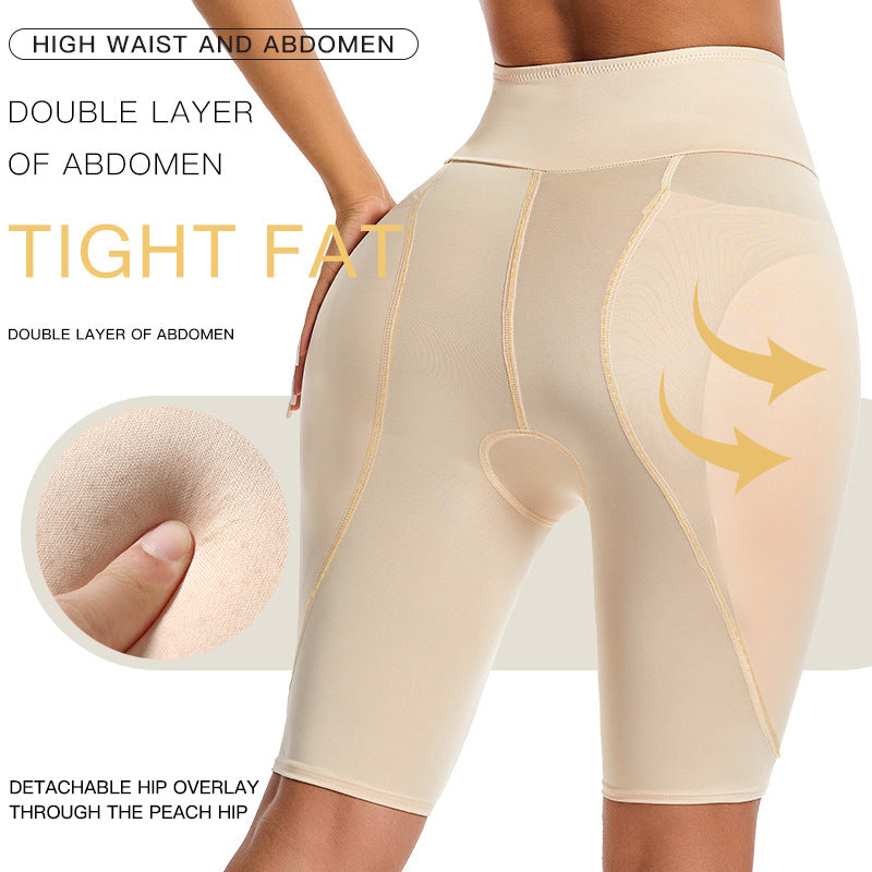 Fake Pants Hip-lift And Belly Shaping Underwear Hip-lifting Crotch Pants Hip Cushion