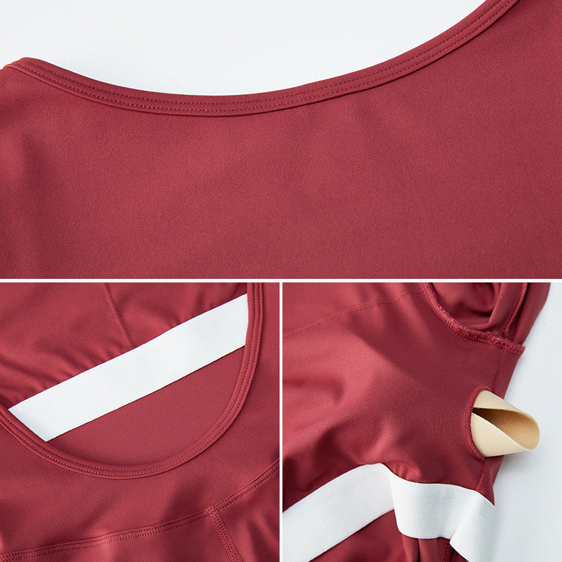 Big U Back Dance Fitness Sports Jumpsuit