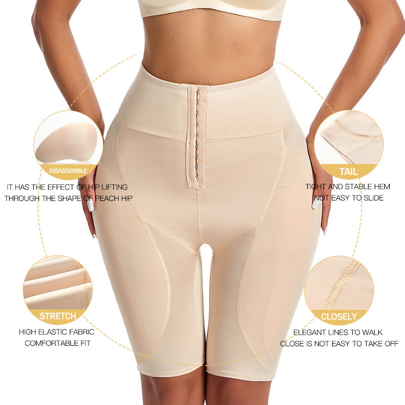 Fake Pants Hip-lift And Belly Shaping Underwear Hip-lifting Crotch Pants Hip Cushion