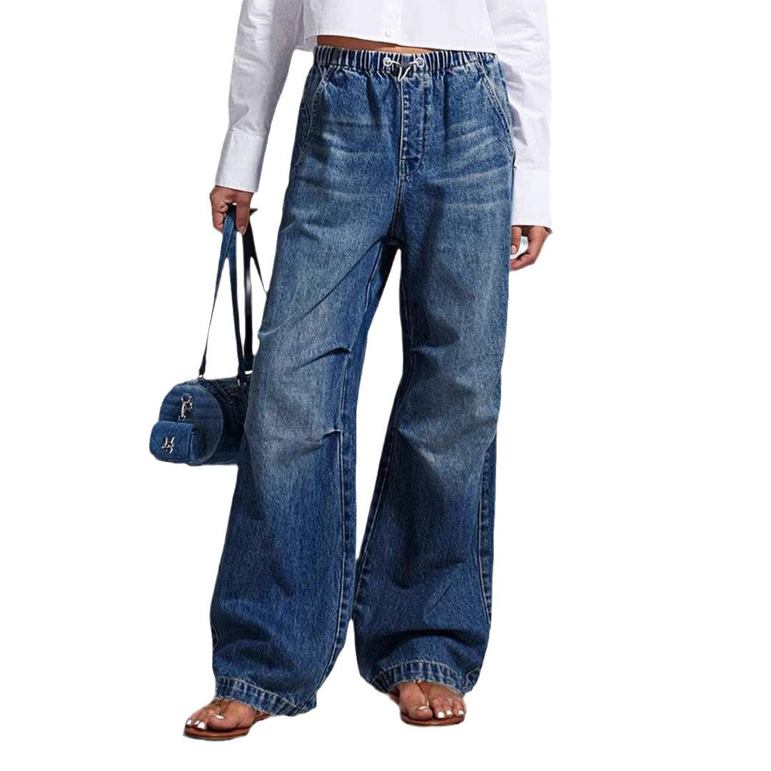 European And American Loose Jeans For Women