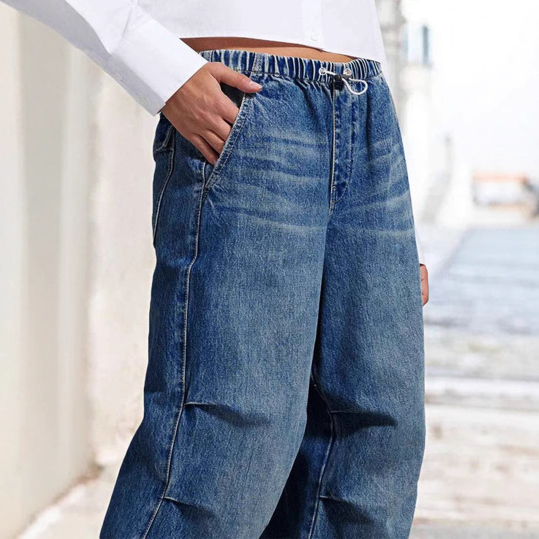 European And American Loose Jeans For Women