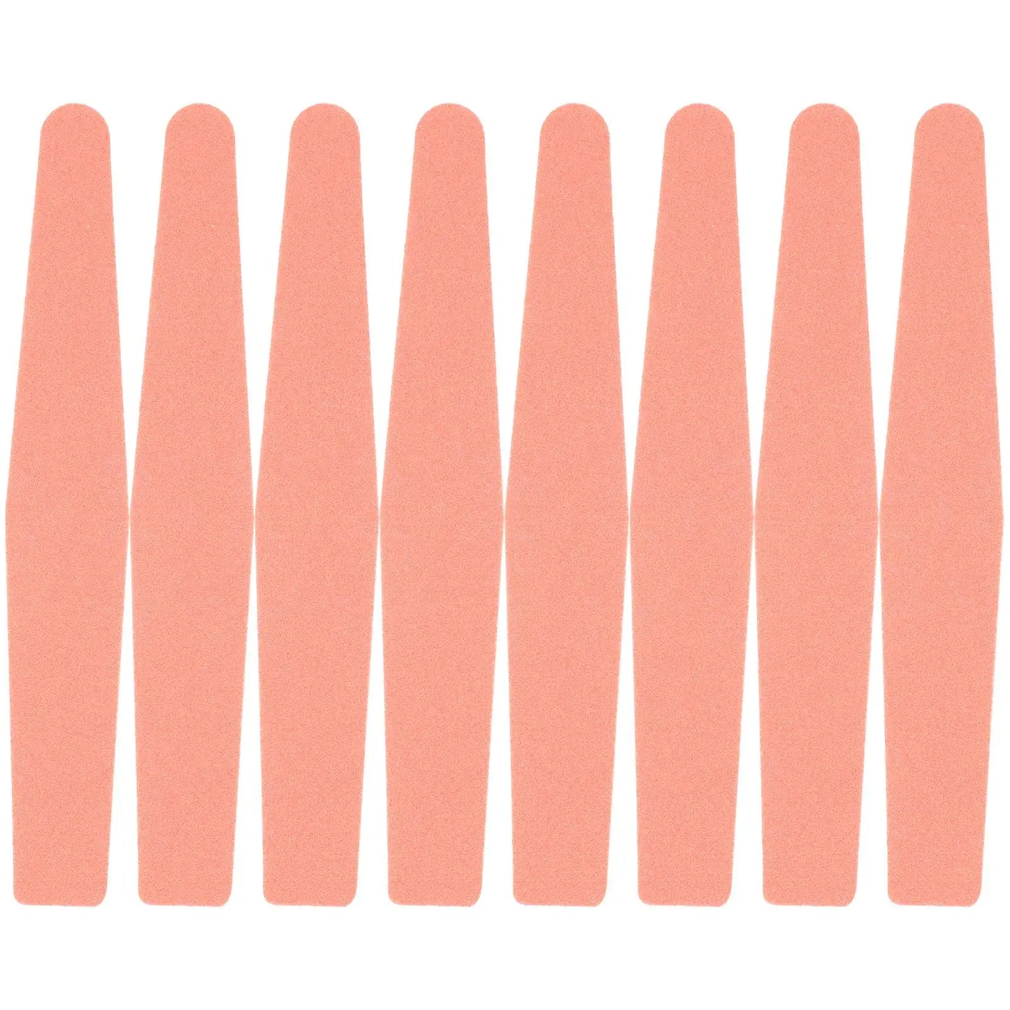 10pcs Double Sided Nail Files Colorful Orange Builder Gel Tool Mini Buffer Board Sanding Removal Manicure Salon Use