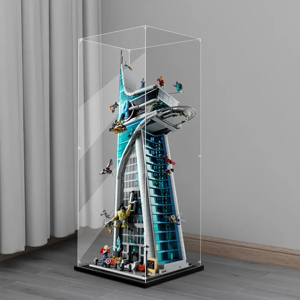 Acrylic Display Case For 76269 Tower, 15.74X13.38X36.22Inch (40X34X92Cm), Protect Your Collectibles From Dust With A Clear