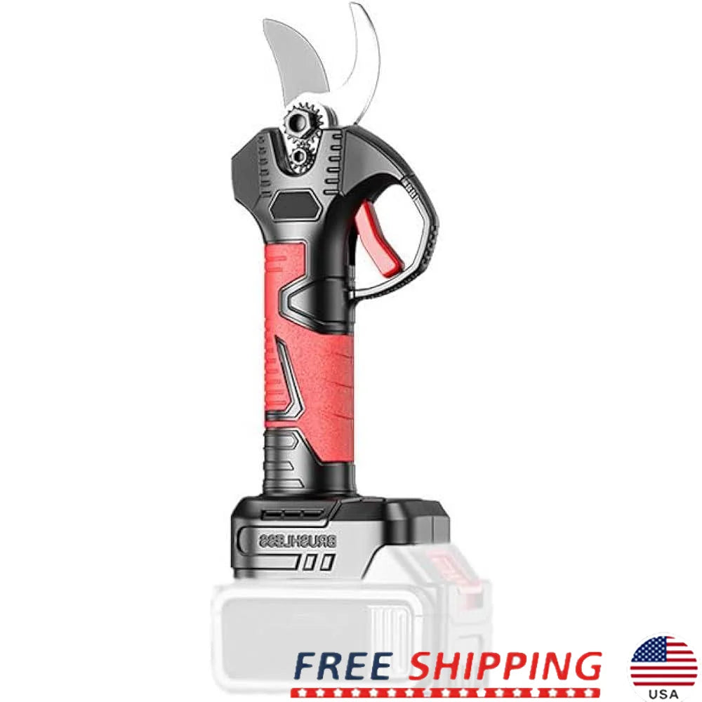 Cordless Electric Pruning Shears Battery Operated Garden Pruner SK9 Blades Lightweight Safe Handle Easy Cutting Branches and