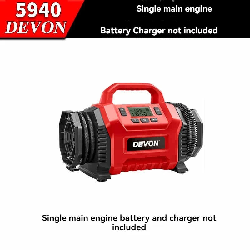 Cordless Tire Inflator Pressure Air Compressor Electric Inflatable Pumps