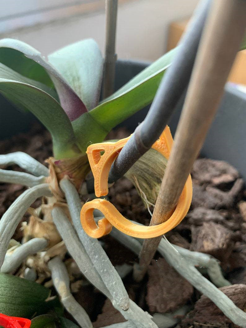 Cat-shaped Plant Plastic Clip