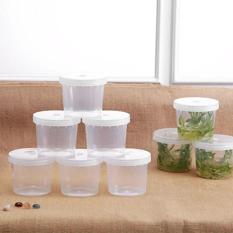 480mL Tissue Culture Vessels Lid with Holes, PP Plastic Tissue Culture Plantlet Container, Plantlet Bottle Wide-mouth Bottle