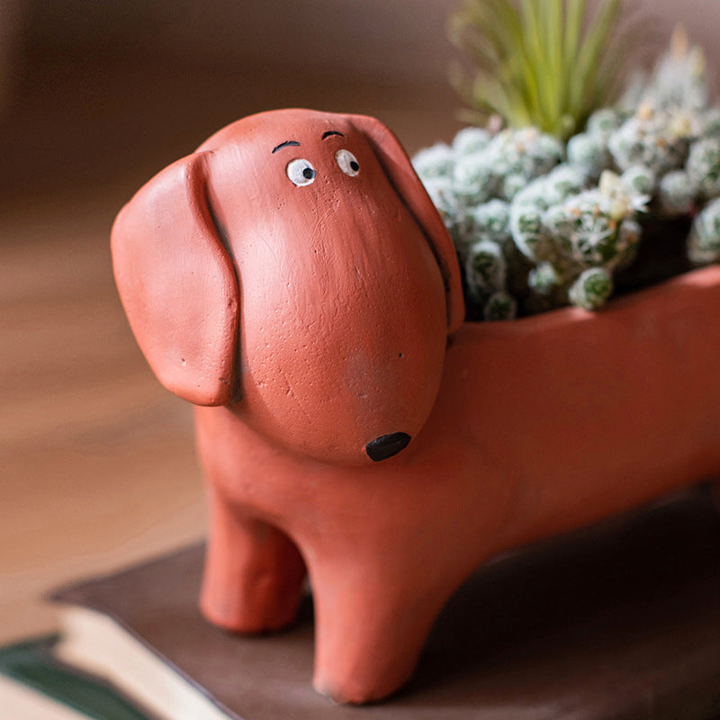 Fashion Personality Cute Pet And Animal Flowerpot